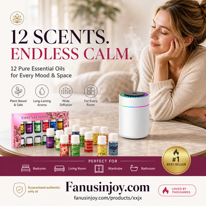 12-Pack Water Soluble Essential Oils Set