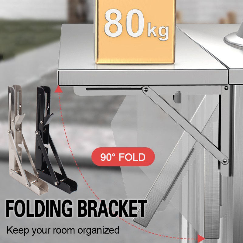 Instant Fold Multi-Use Bracket – Declutter Kitchen/Study, Space-Saving & Sturdy Organizer in Seconds
