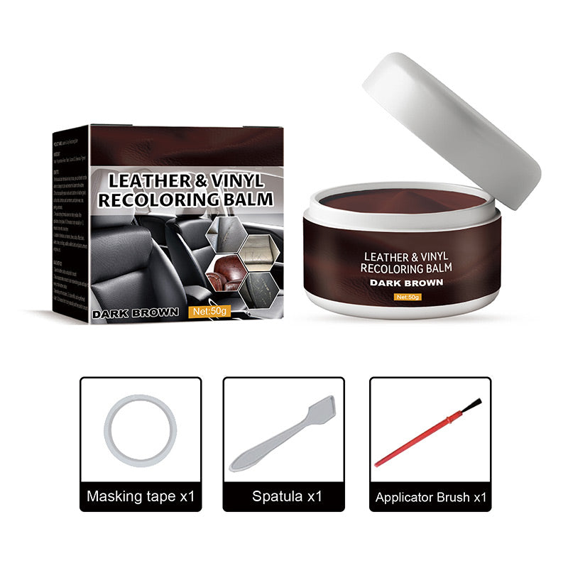 Leather Repair Paste – Fills scratches & scuffs, restores texture. Available in multiple colours. Save your favourite sofa!