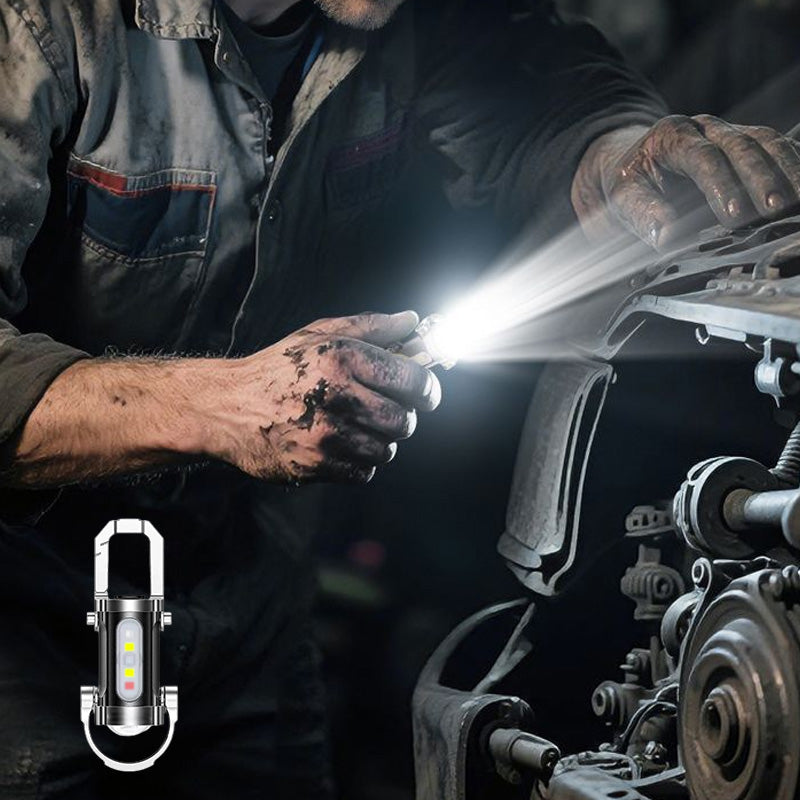 Rechargeable Keychain Flashlight – 300 Lumens, USB-C Charging & Compact, Unbreakable Design for EDC