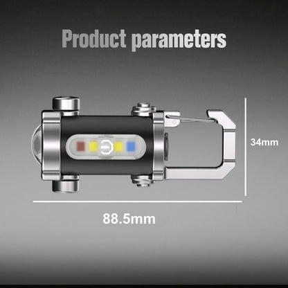 Rechargeable Keychain Flashlight – 300 Lumens, USB-C Charging & Compact, Unbreakable Design for EDC