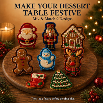 98-Design Christmas Mini Pie Mold